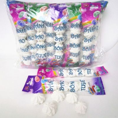 4pcs Bun Shaped Marshmallow Sweet And Soft Energy Candy Packed In Bag